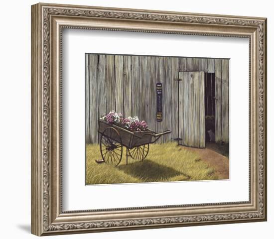 The Flower Cart-Kathleen Green-Framed Art Print