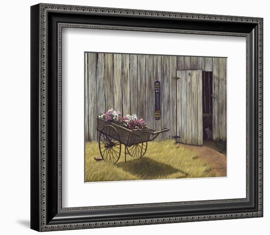 The Flower Cart-Kathleen Green-Framed Art Print