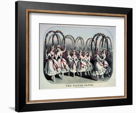 The Flower Dance-Currier & Ives-Framed Giclee Print