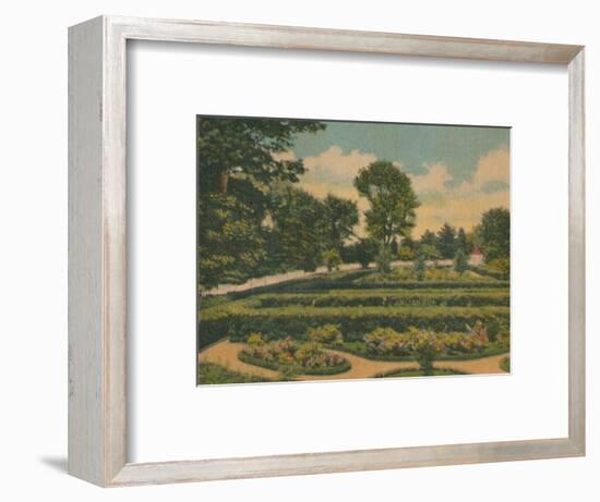 'The Flower Garden, a view of the west end', 1946-Unknown-Framed Giclee Print