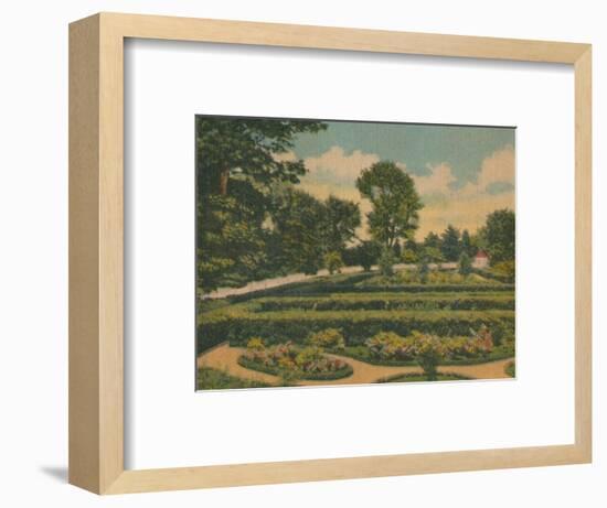 'The Flower Garden, a view of the west end', 1946-Unknown-Framed Giclee Print