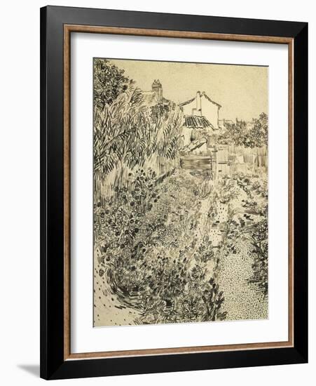 The Flower Garden, c.1888-Vincent van Gogh-Framed Giclee Print