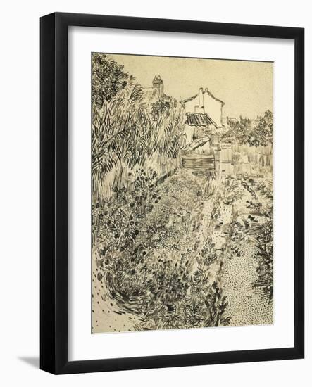 The Flower Garden, c.1888-Vincent van Gogh-Framed Giclee Print