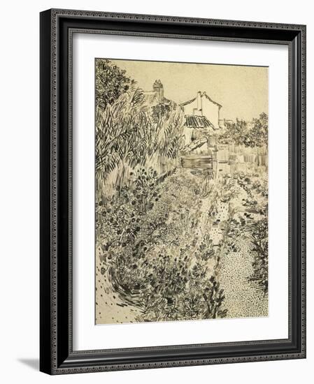 The Flower Garden, c.1888-Vincent van Gogh-Framed Giclee Print