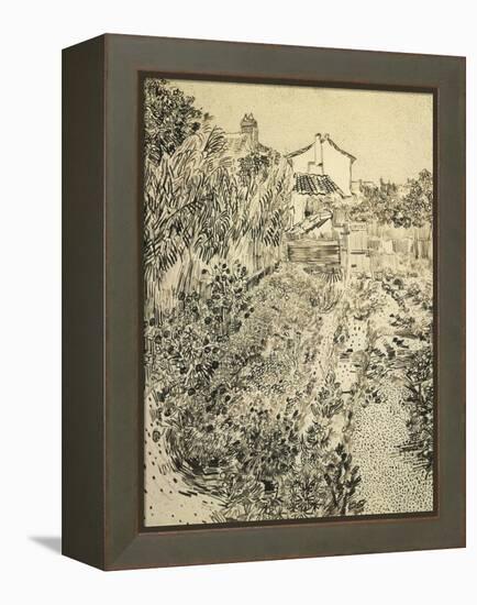 The Flower Garden, c.1888-Vincent van Gogh-Framed Premier Image Canvas