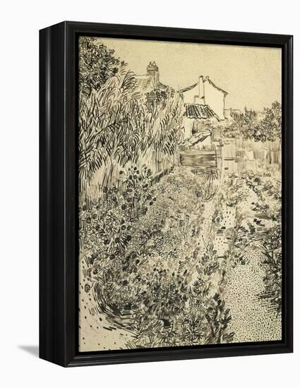 The Flower Garden, c.1888-Vincent van Gogh-Framed Premier Image Canvas