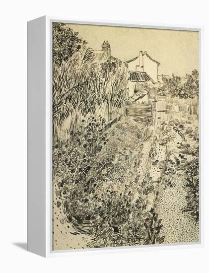 The Flower Garden, c.1888-Vincent van Gogh-Framed Premier Image Canvas