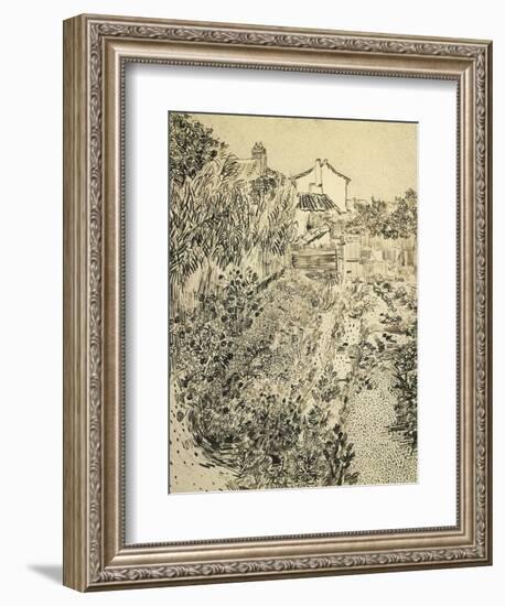 The Flower Garden, c.1888-Vincent van Gogh-Framed Giclee Print