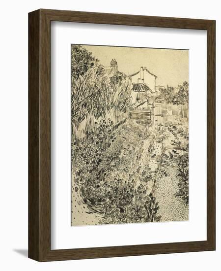 The Flower Garden, c.1888-Vincent van Gogh-Framed Giclee Print