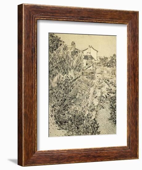 The Flower Garden, c.1888-Vincent van Gogh-Framed Giclee Print