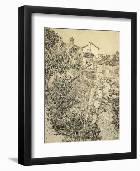 The Flower Garden, c.1888-Vincent van Gogh-Framed Giclee Print