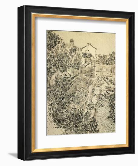 The Flower Garden, c.1888-Vincent van Gogh-Framed Giclee Print