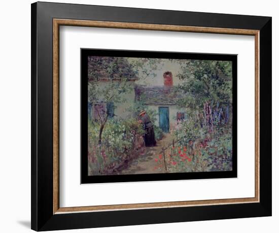 The Flower Garden, C.1900-Abbott Fuller Graves-Framed Giclee Print