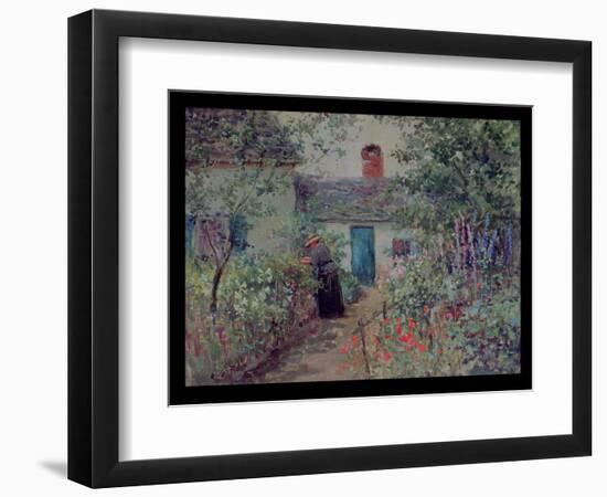 The Flower Garden, C.1900-Abbott Fuller Graves-Framed Giclee Print