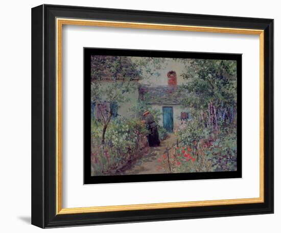 The Flower Garden, C.1900-Abbott Fuller Graves-Framed Giclee Print