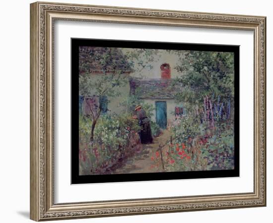 The Flower Garden, C.1900-Abbott Fuller Graves-Framed Giclee Print