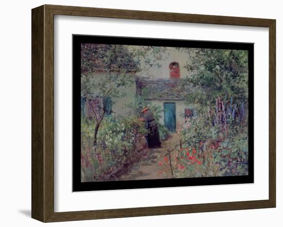 The Flower Garden, C.1900-Abbott Fuller Graves-Framed Giclee Print