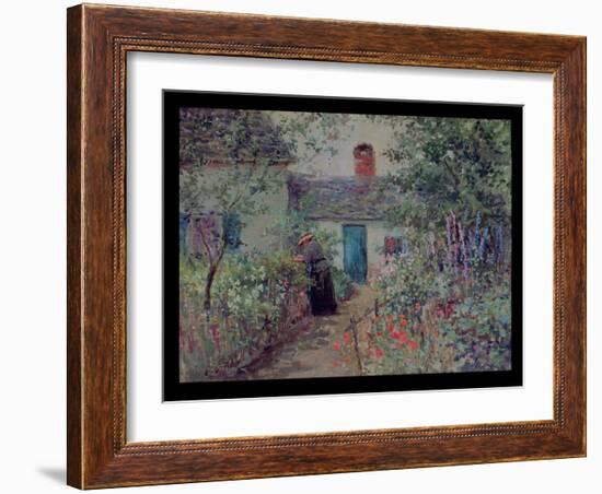 The Flower Garden, C.1900-Abbott Fuller Graves-Framed Giclee Print