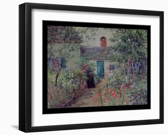 The Flower Garden, C.1900-Abbott Fuller Graves-Framed Giclee Print