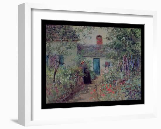 The Flower Garden, C.1900-Abbott Fuller Graves-Framed Giclee Print