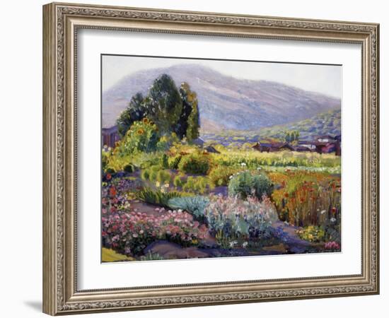 The Flower Garden-Joseph Kleitsch-Framed Art Print