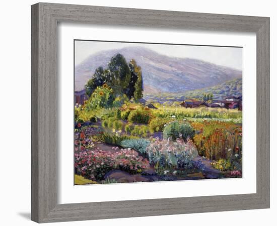 The Flower Garden-Joseph Kleitsch-Framed Art Print