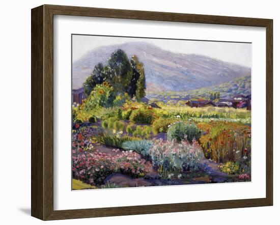 The Flower Garden-Joseph Kleitsch-Framed Art Print