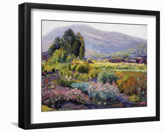 The Flower Garden-Joseph Kleitsch-Framed Art Print