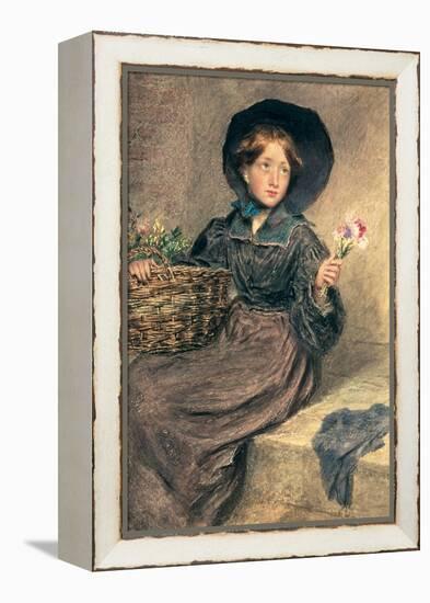 The Flower Girl, 1833-William Henry Hunt-Framed Premier Image Canvas