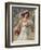 The Flower Girl. Early 20th Century-Emile Vernon-Framed Giclee Print