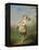 The Flower Girl-Jean-Baptiste Huet-Framed Premier Image Canvas