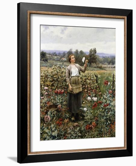 The Flower Girl-Henry Thomas Alken-Framed Giclee Print