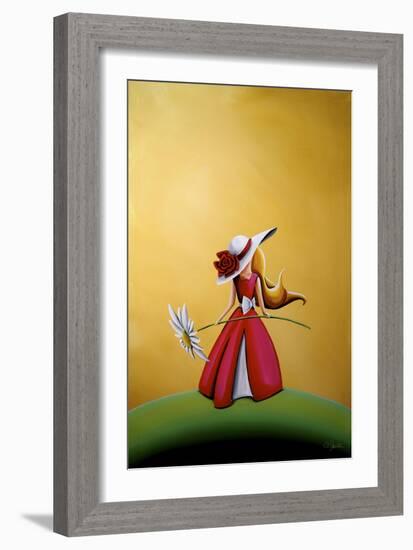 The Flower Girl-Cindy Thornton-Framed Giclee Print