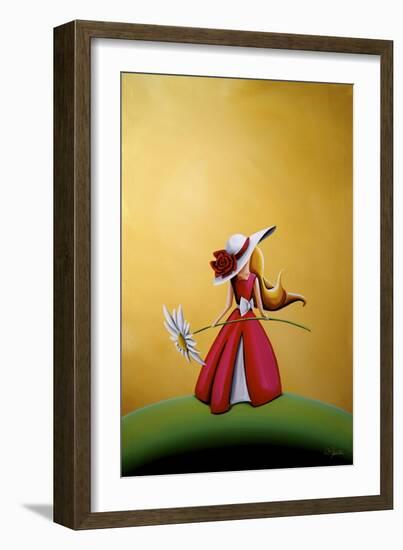 The Flower Girl-Cindy Thornton-Framed Giclee Print