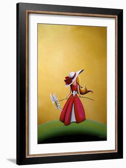 The Flower Girl-Cindy Thornton-Framed Giclee Print