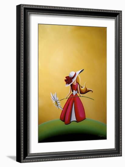 The Flower Girl-Cindy Thornton-Framed Giclee Print