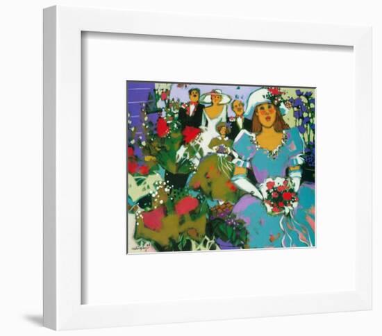 The Flower Girls-Claudette Castonguay-Framed Art Print