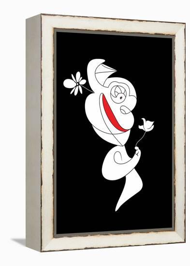 The Flower is Real Annimo-null-Framed Stretched Canvas