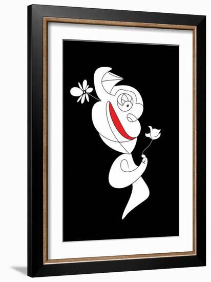 The Flower is Real Annimo-null-Framed Premium Giclee Print