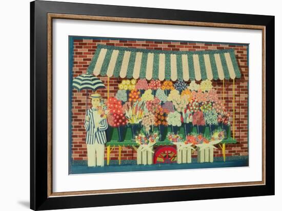 The Flower Man-Peter Szumowski-Framed Giclee Print