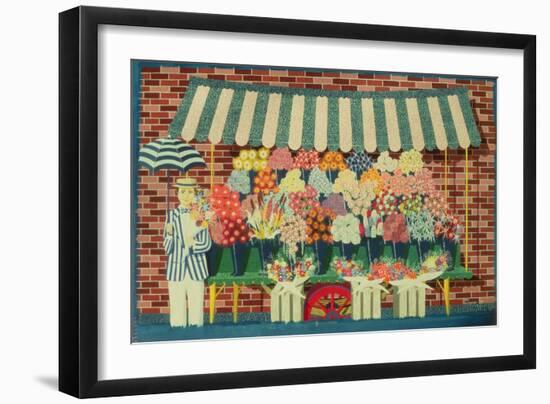 The Flower Man-Peter Szumowski-Framed Giclee Print