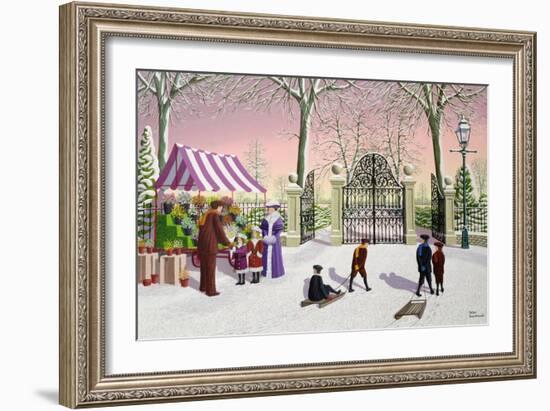 The Flower Man-Peter Szumowski-Framed Giclee Print