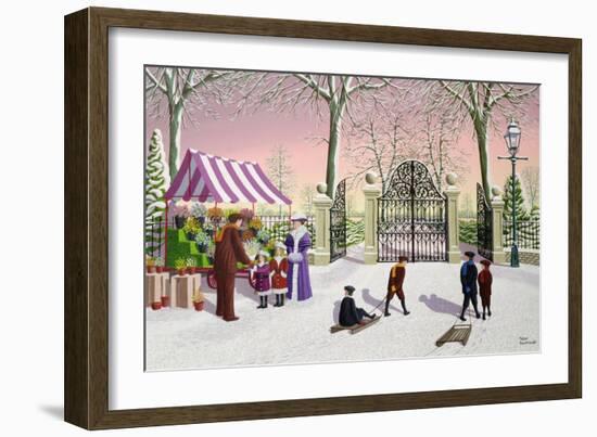 The Flower Man-Peter Szumowski-Framed Giclee Print