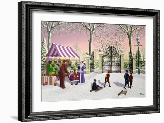 The Flower Man-Peter Szumowski-Framed Giclee Print