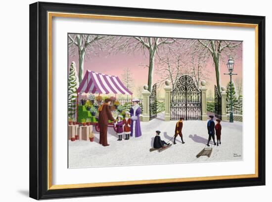 The Flower Man-Peter Szumowski-Framed Giclee Print