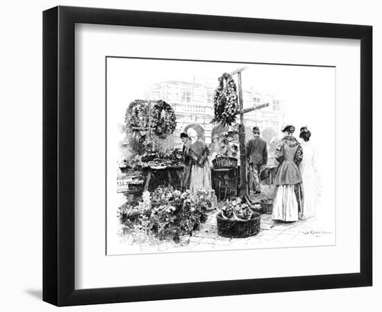 The Flower Market, 1901-Wilhelm Gause-Framed Giclee Print