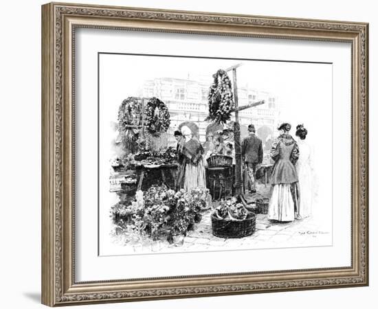 The Flower Market, 1901-Wilhelm Gause-Framed Giclee Print