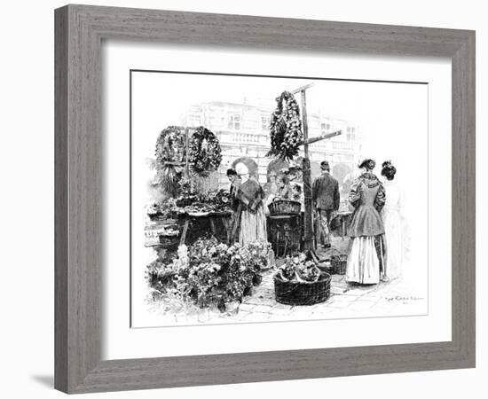 The Flower Market, 1901-Wilhelm Gause-Framed Giclee Print