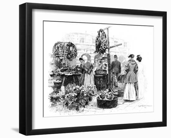 The Flower Market, 1901-Wilhelm Gause-Framed Giclee Print