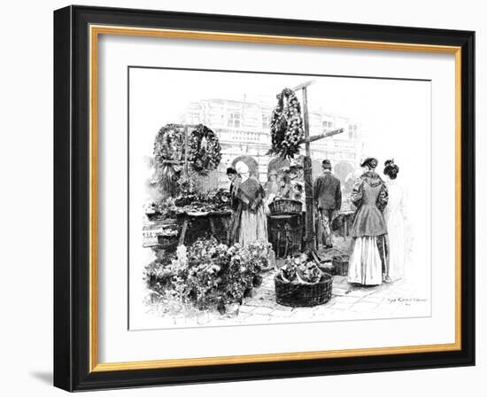 The Flower Market, 1901-Wilhelm Gause-Framed Giclee Print